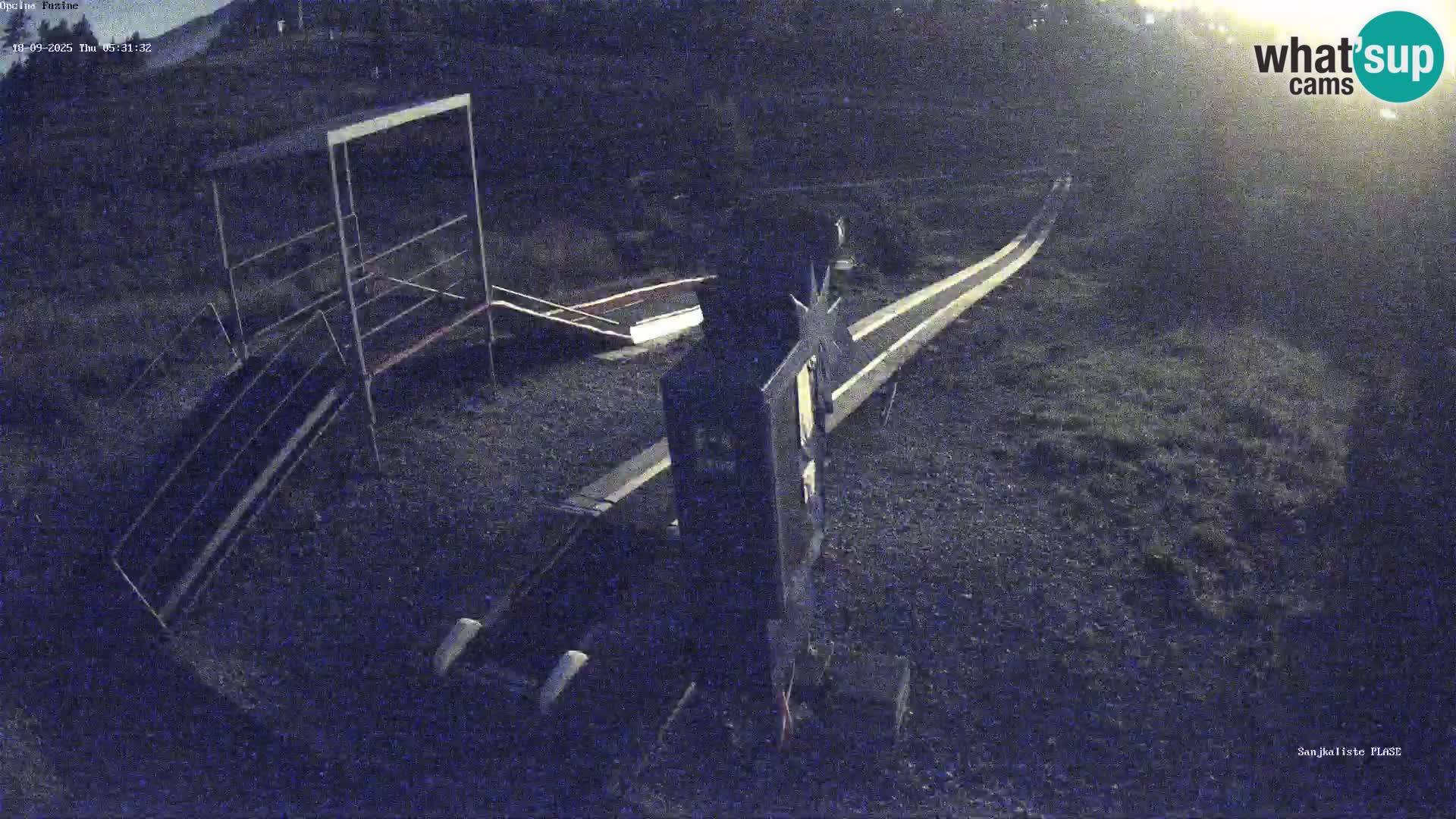 Live webcam Pista da slittino Fužine – Croazia