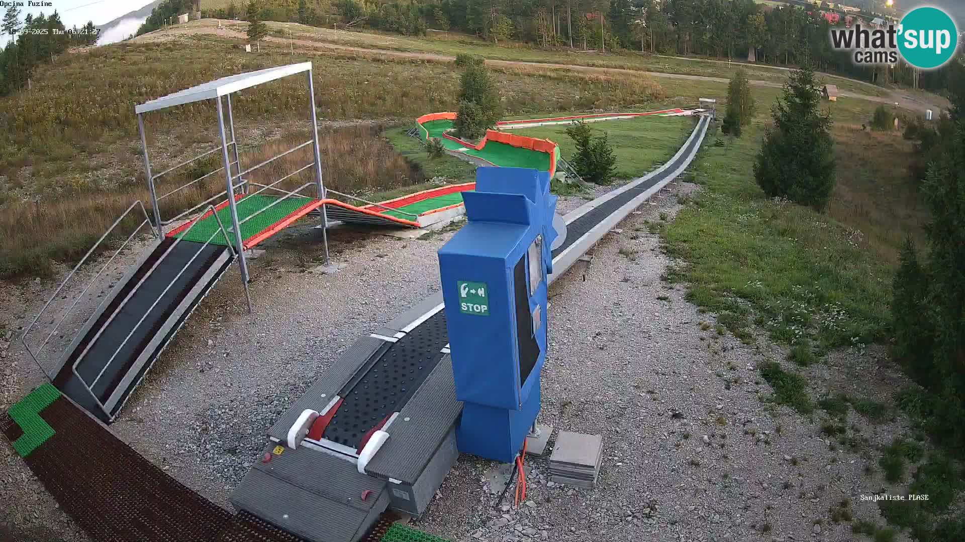 Webcam en direct Piste de luge de Fužine – Croatie