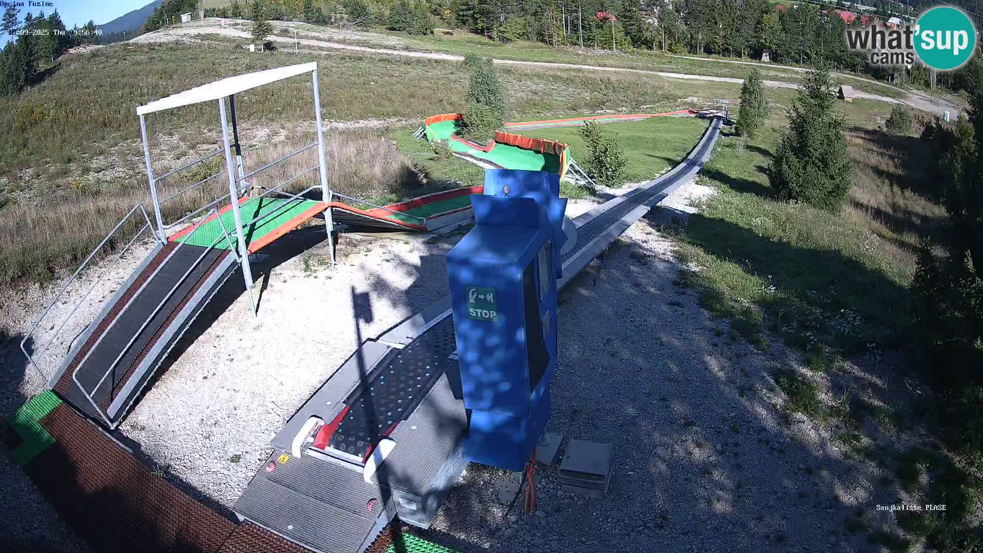 Webcam en direct Piste de luge de Fužine – Croatie