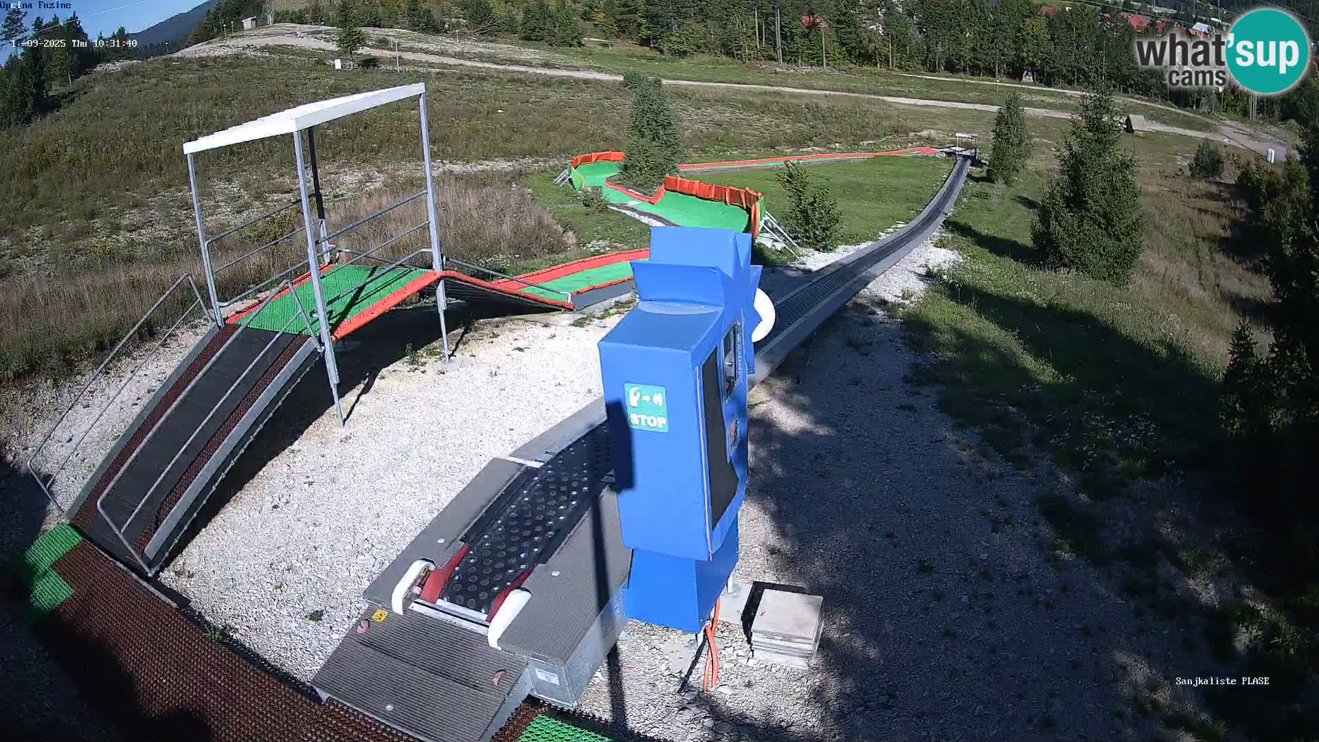 Webcam en vivo Pista de trineo Fužine – Croacia