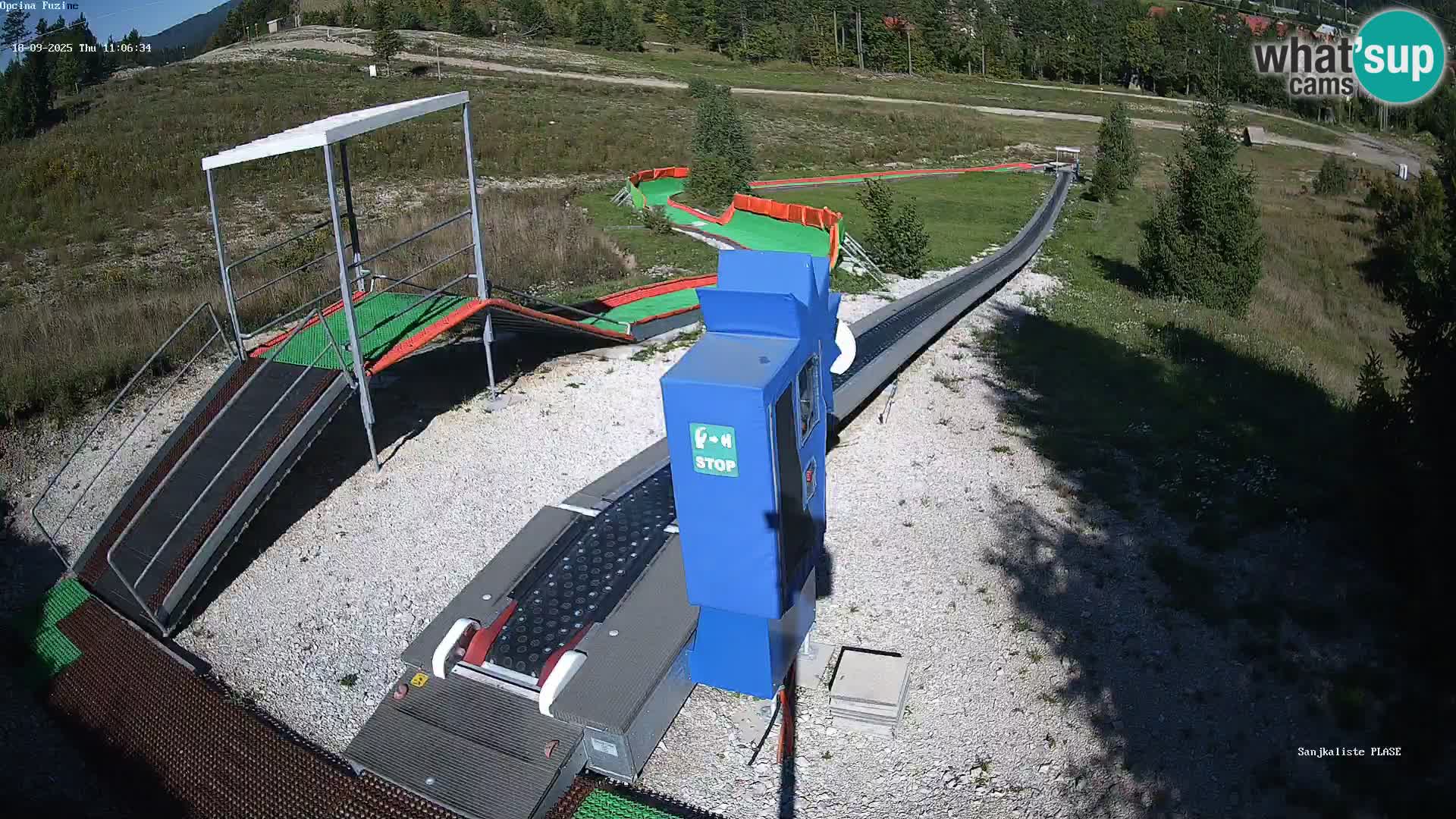 Webcam en vivo Pista de trineo Fužine – Croacia
