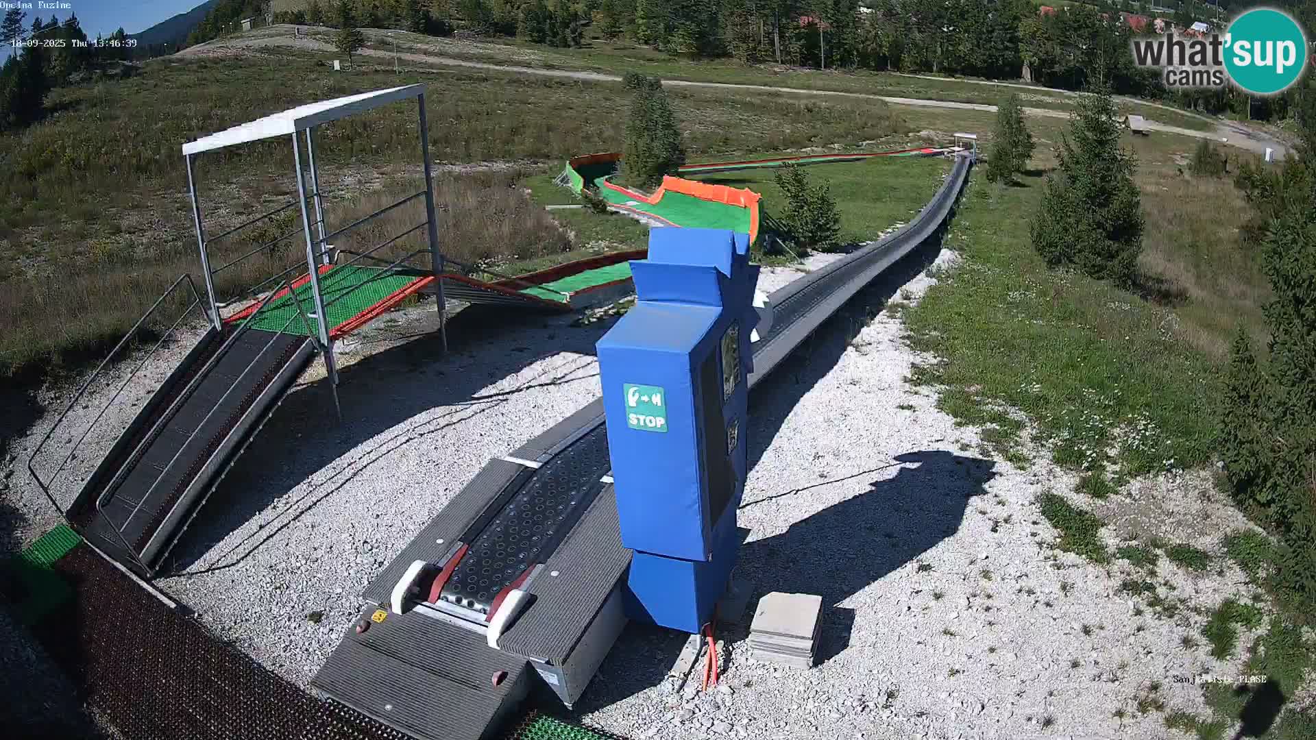 Live webcam Pista da slittino Fužine – Croazia