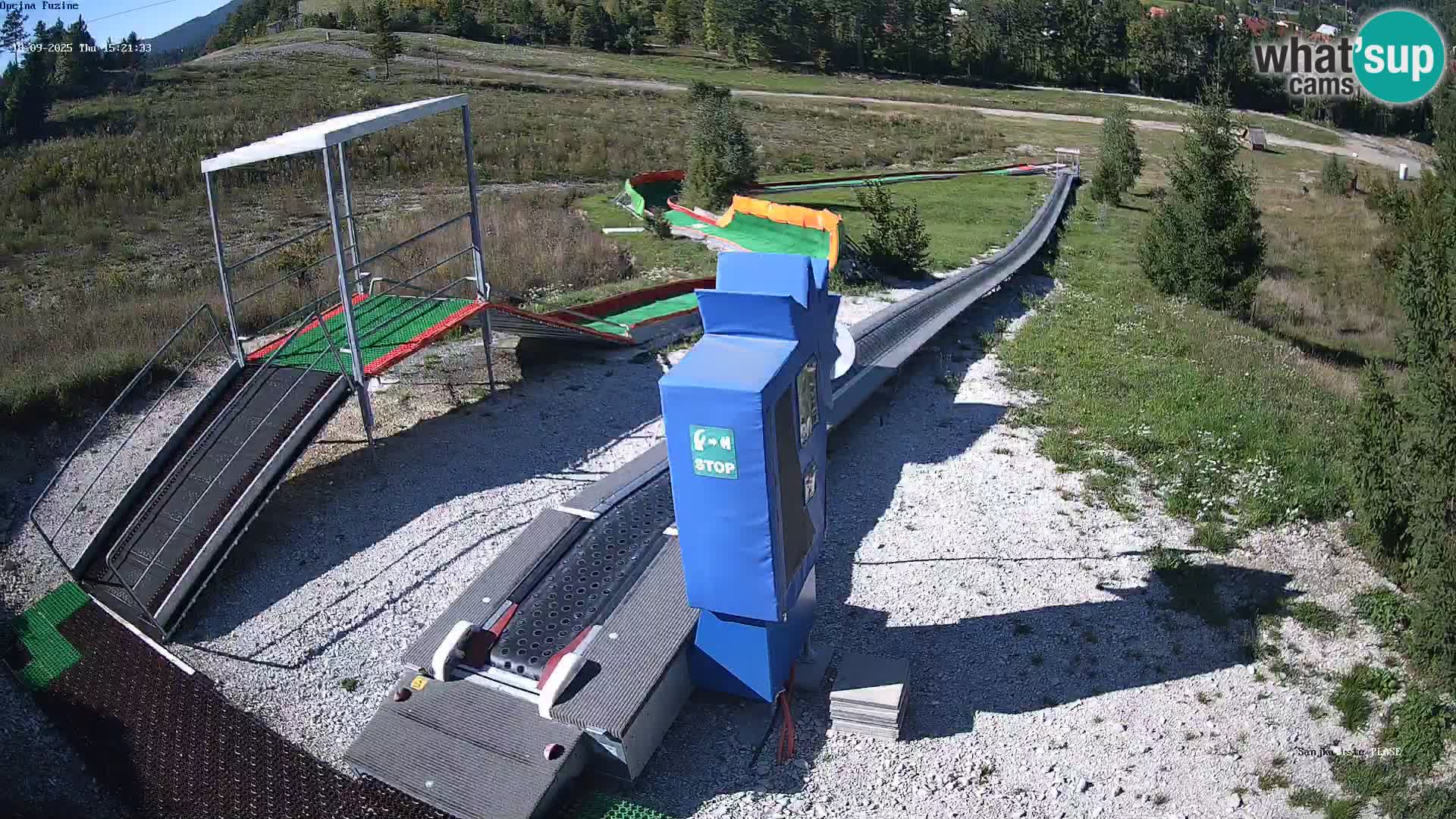 Webcam en direct Piste de luge de Fužine – Croatie