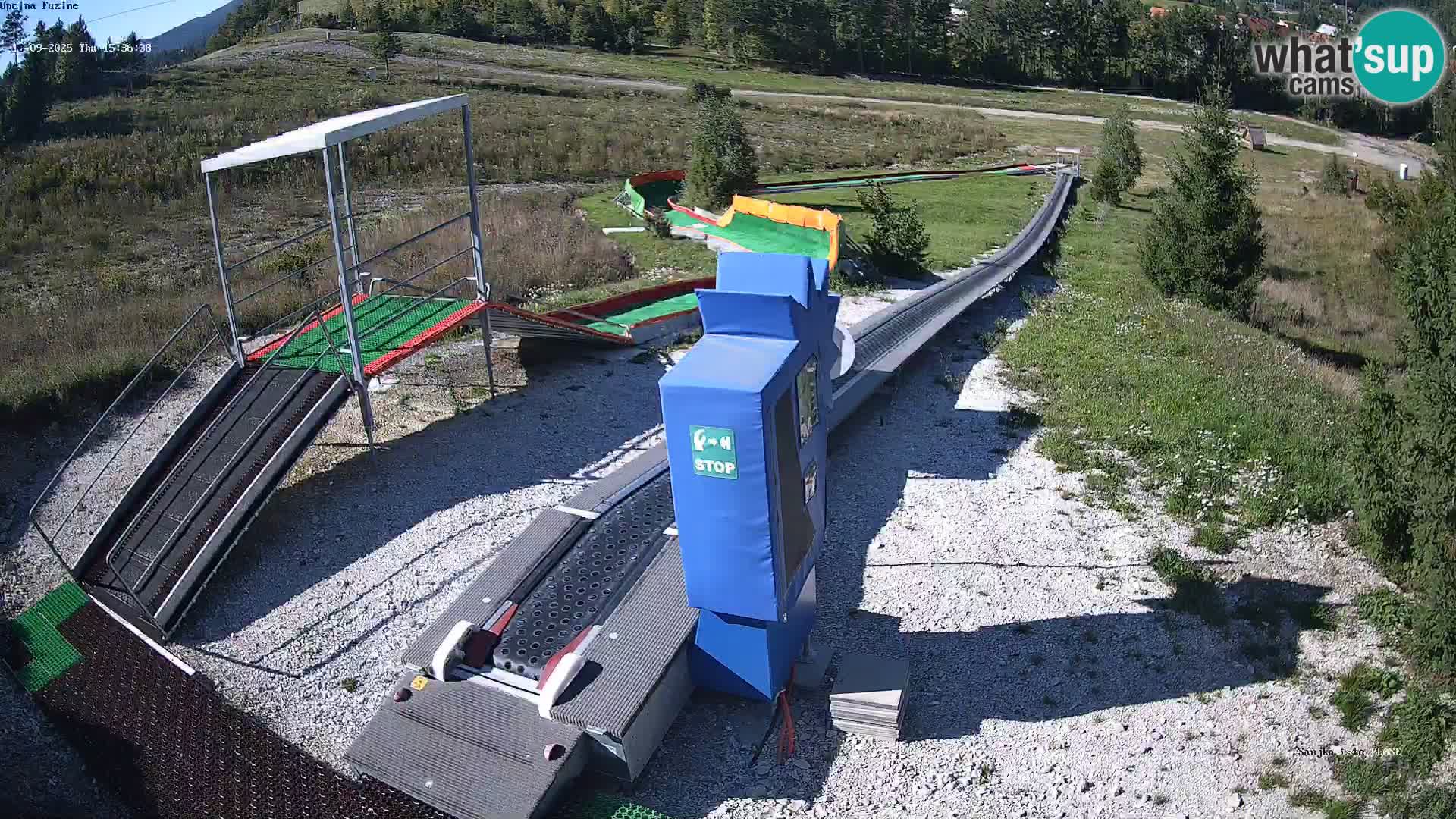 Webcam en direct Piste de luge de Fužine – Croatie