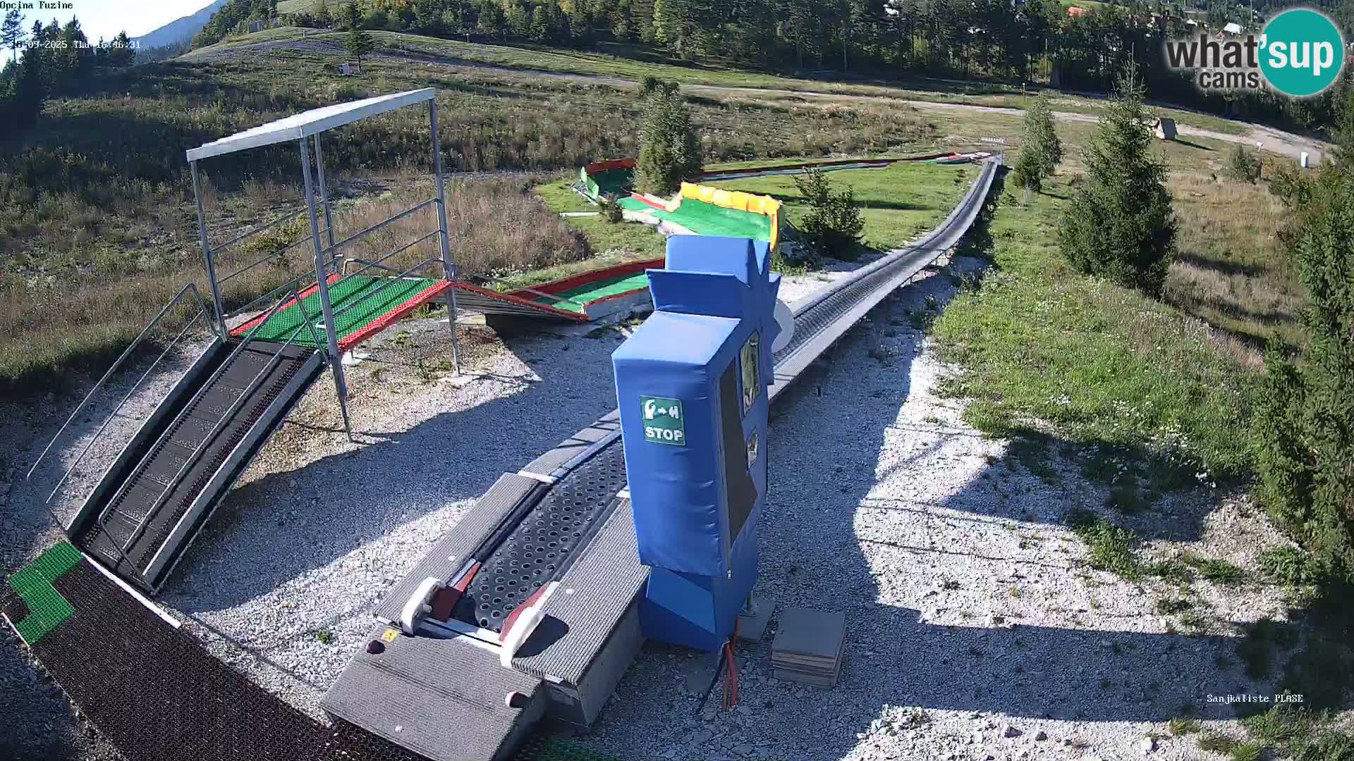 Spletna kamera v živo Sankališče Fužine – Hrvaška