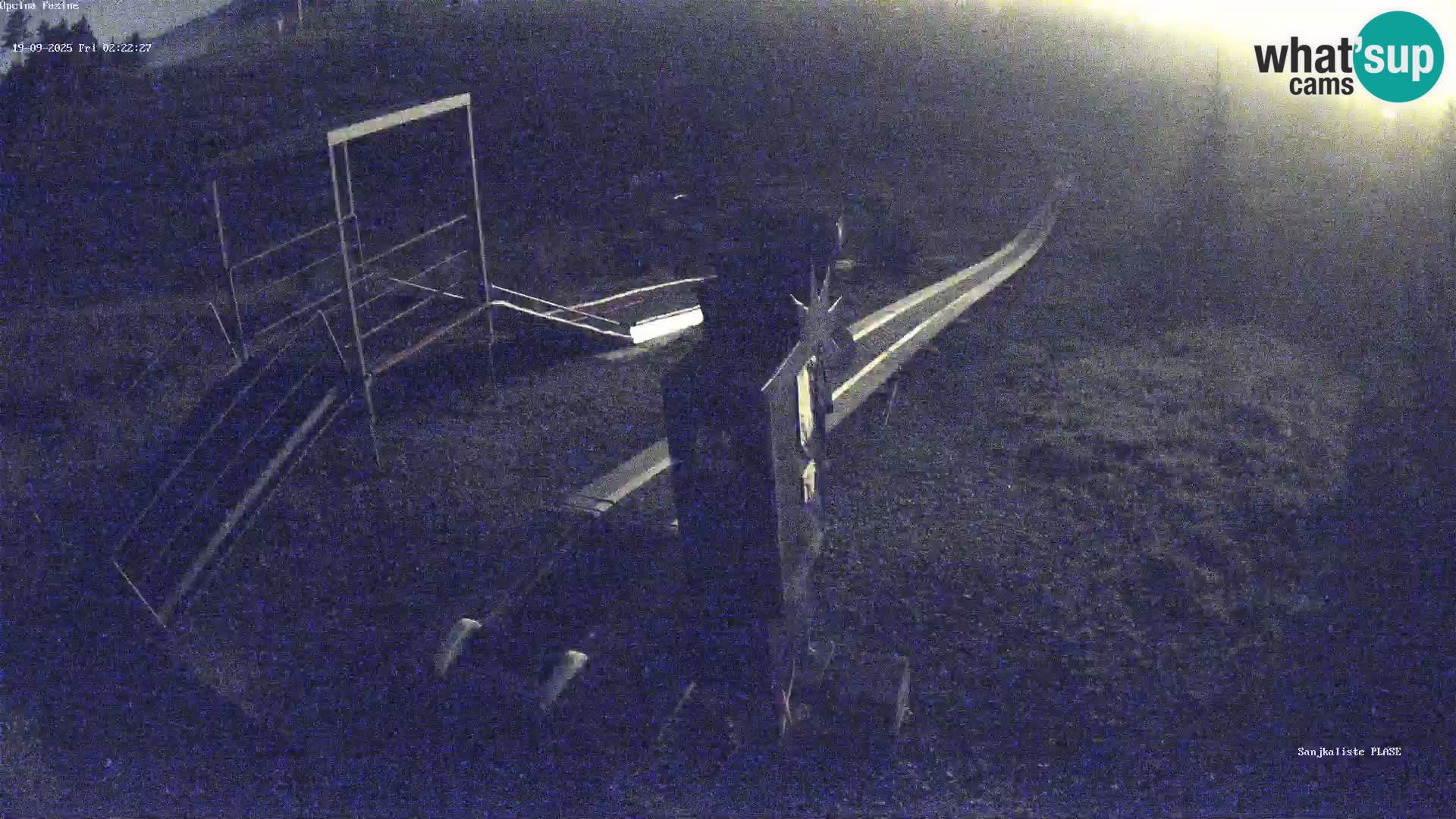 Live webcam Pista da slittino Fužine – Croazia