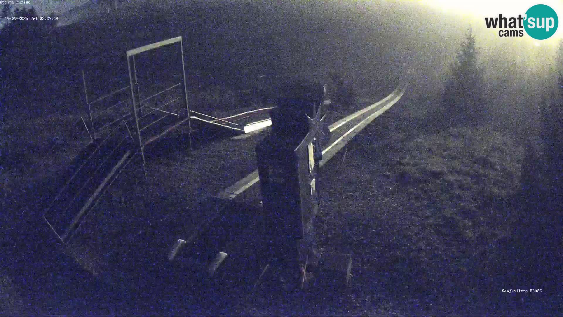 Webcam en direct Piste de luge de Fužine – Croatie