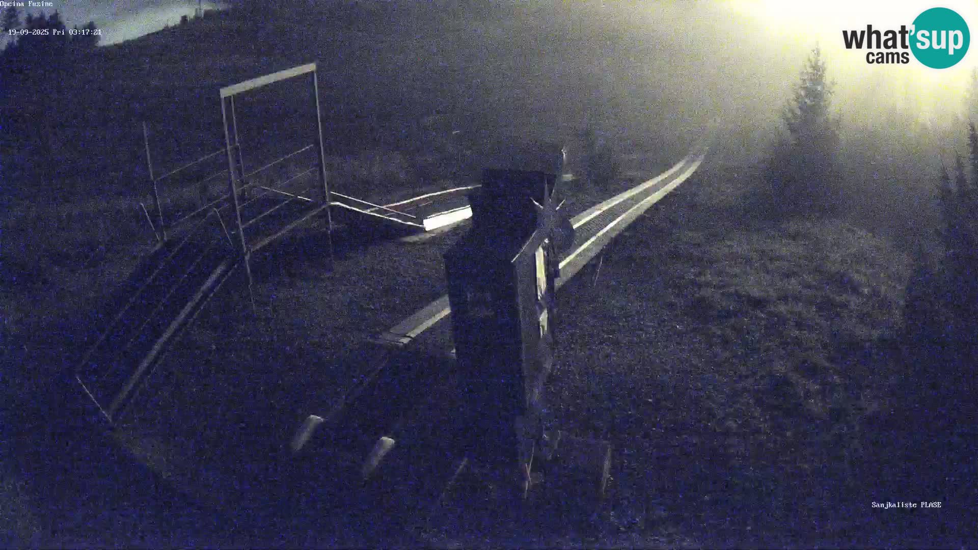 Webcam en direct Piste de luge de Fužine – Croatie
