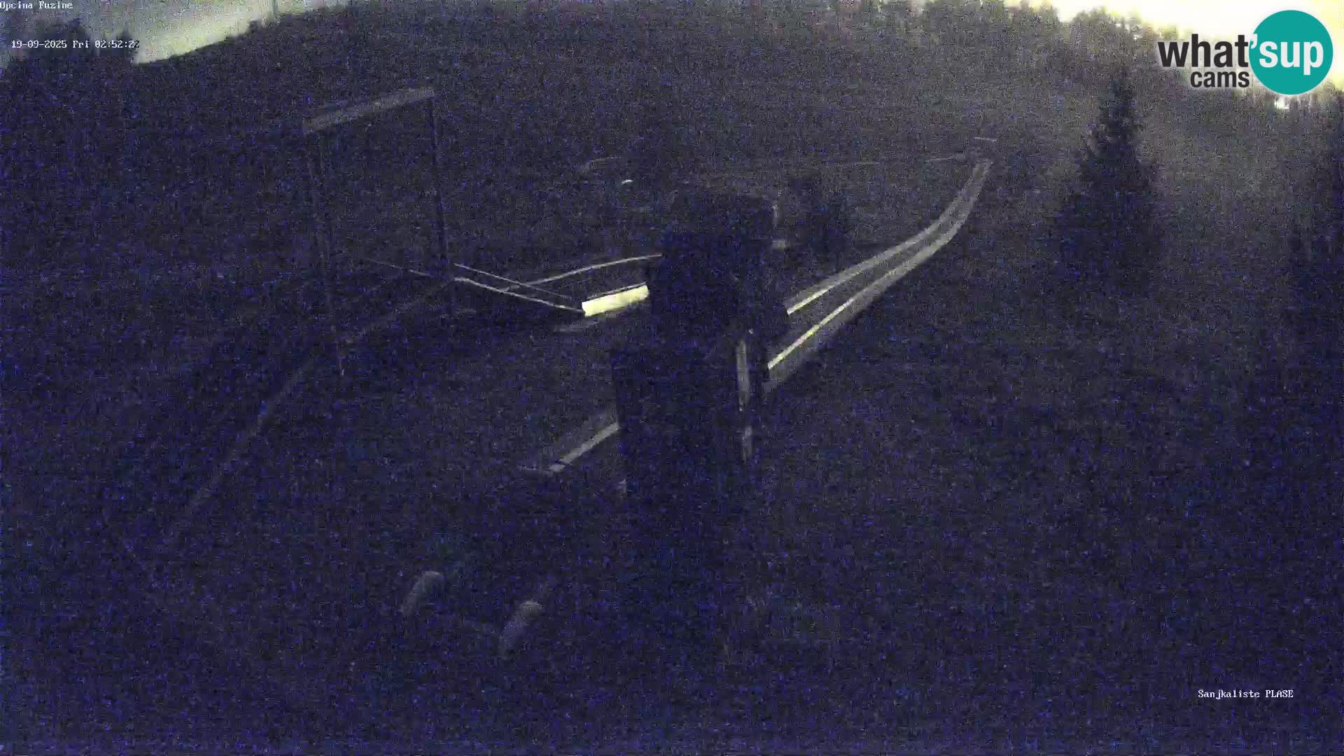 Webcam en vivo Pista de trineo Fužine – Croacia