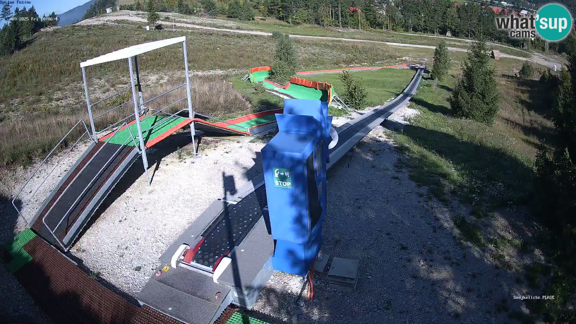 Spletna kamera v živo Sankališče Fužine – Hrvaška