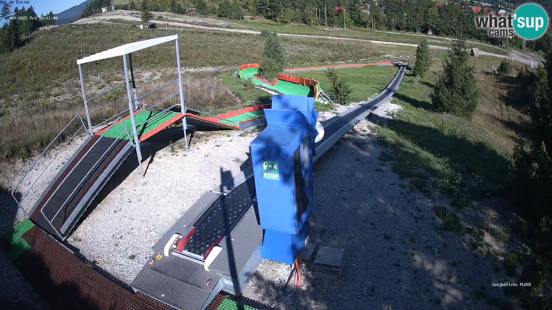 Live webcam Fužine toboggan run – Croatia