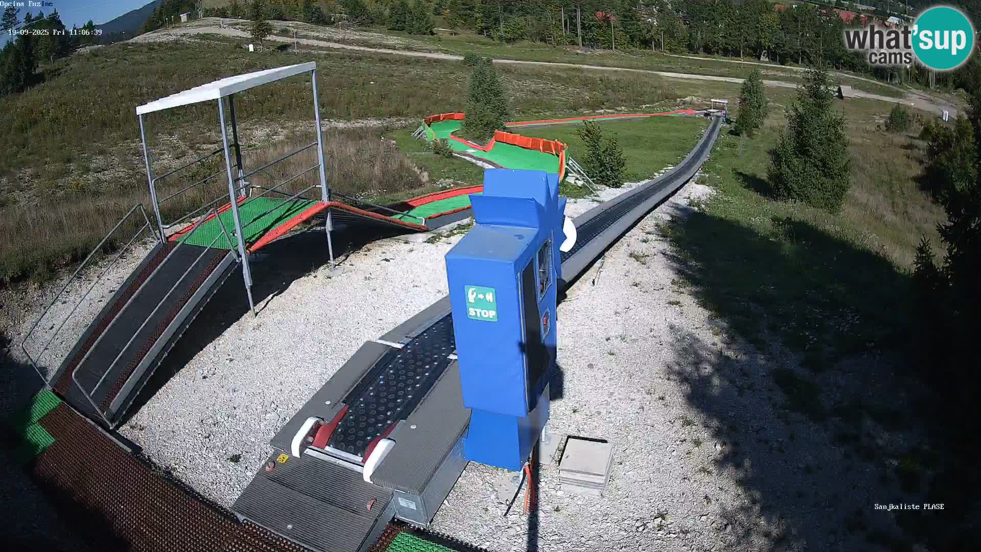 Webcam en direct Piste de luge de Fužine – Croatie