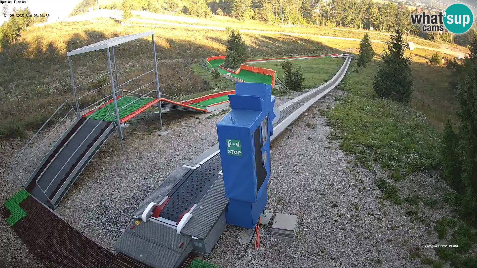 Webcam en direct Piste de luge de Fužine – Croatie