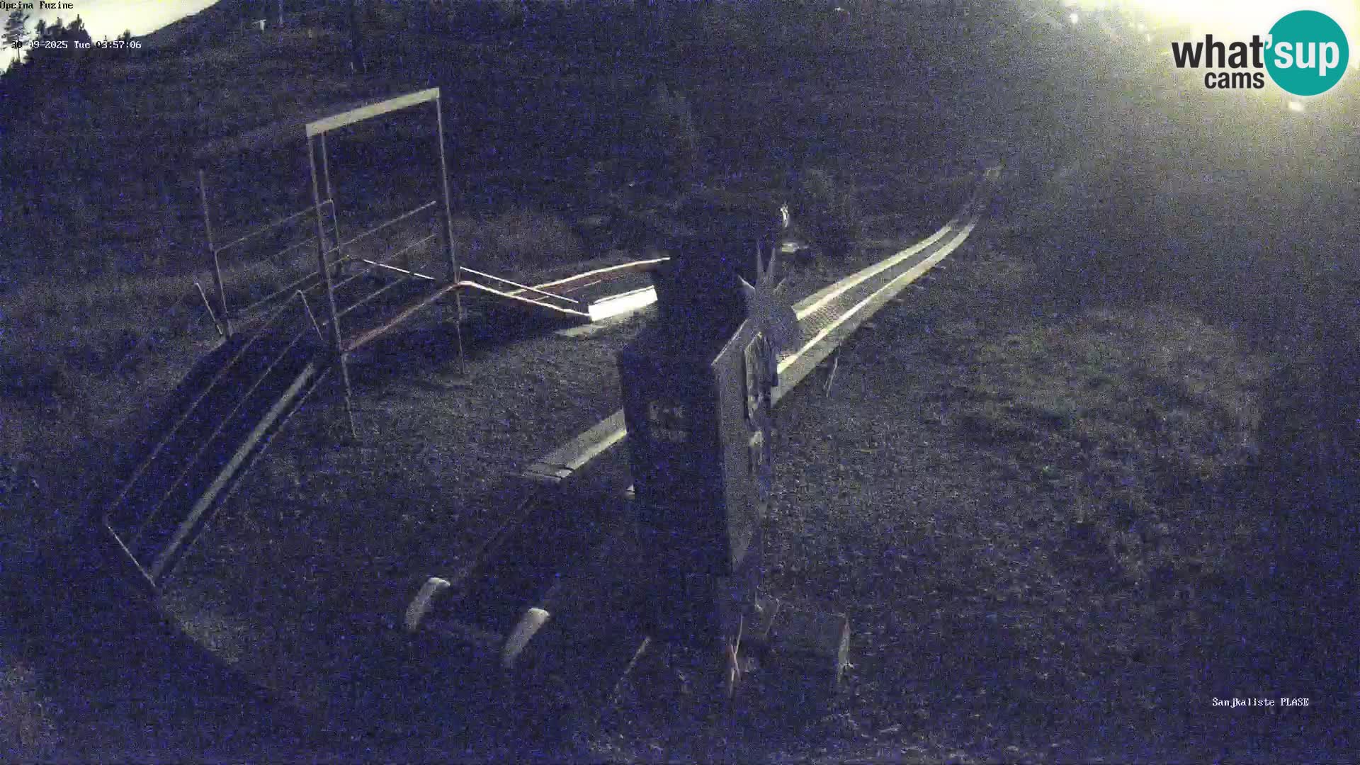 Live webcam Fužine toboggan run – Croatia