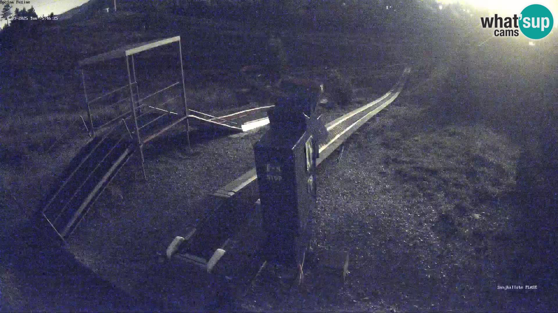 Live webcam Fužine toboggan run – Croatia