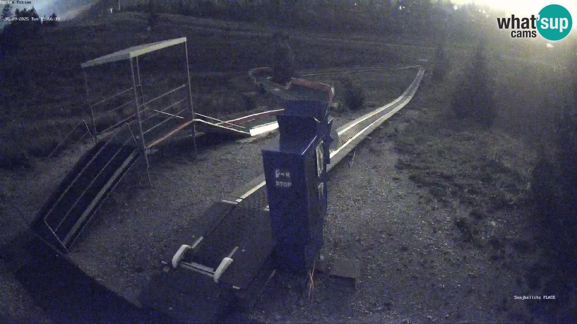Live webcam Fužine toboggan run – Croatia