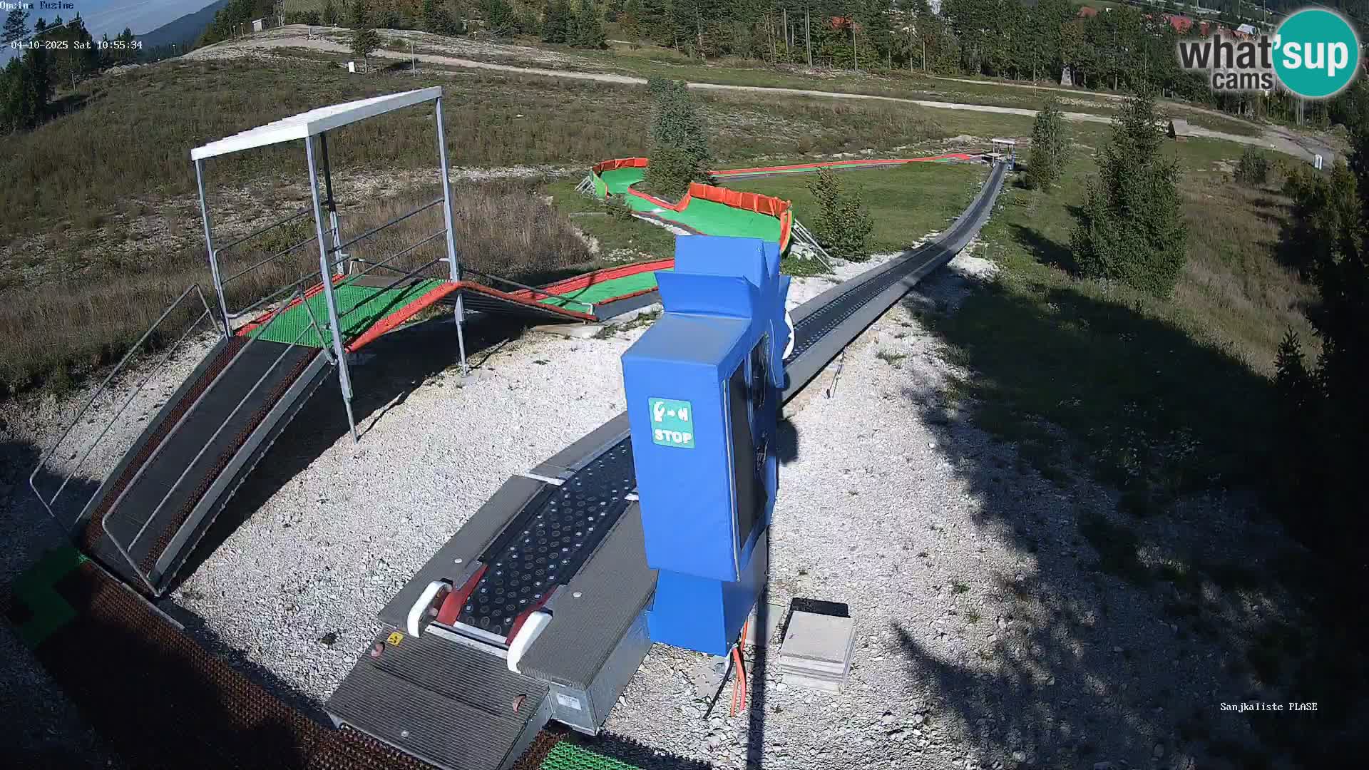 Webcam en direct Piste de luge de Fužine – Croatie