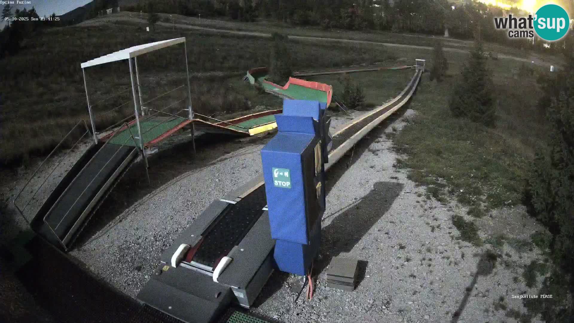 Live webcam Fužine toboggan run – Croatia
