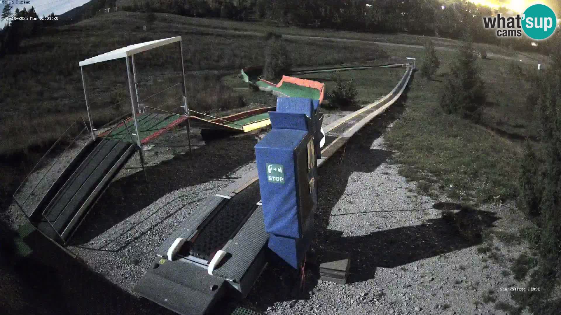 Live webcam Fužine toboggan run – Croatia