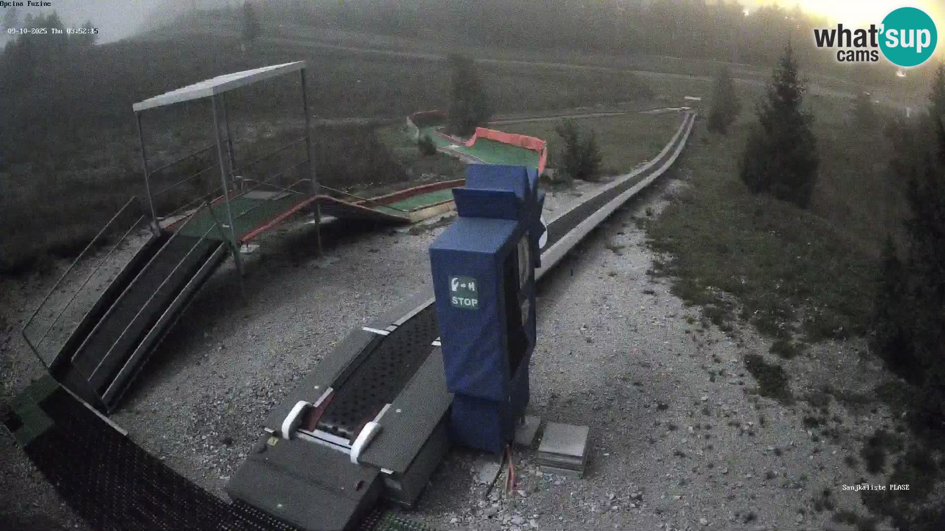 Spletna kamera v živo Sankališče Fužine – Hrvaška