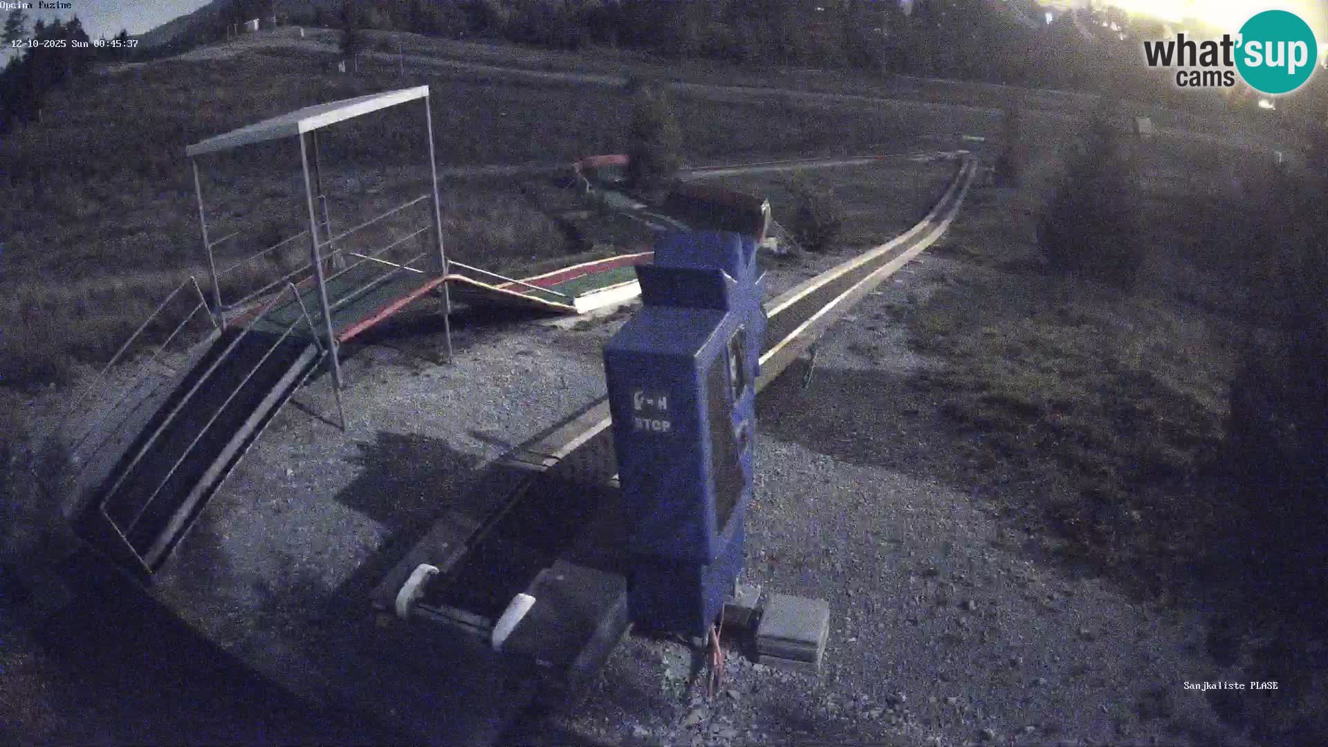 Live webcam Fužine toboggan run – Croatia