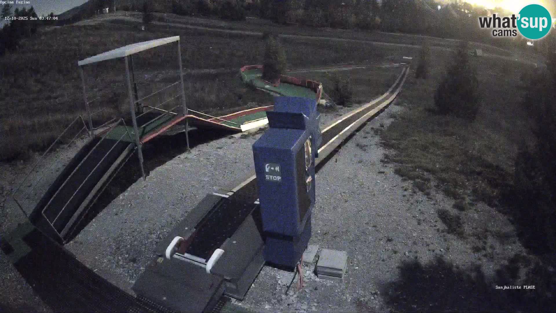 Live webcam Fužine toboggan run – Croatia