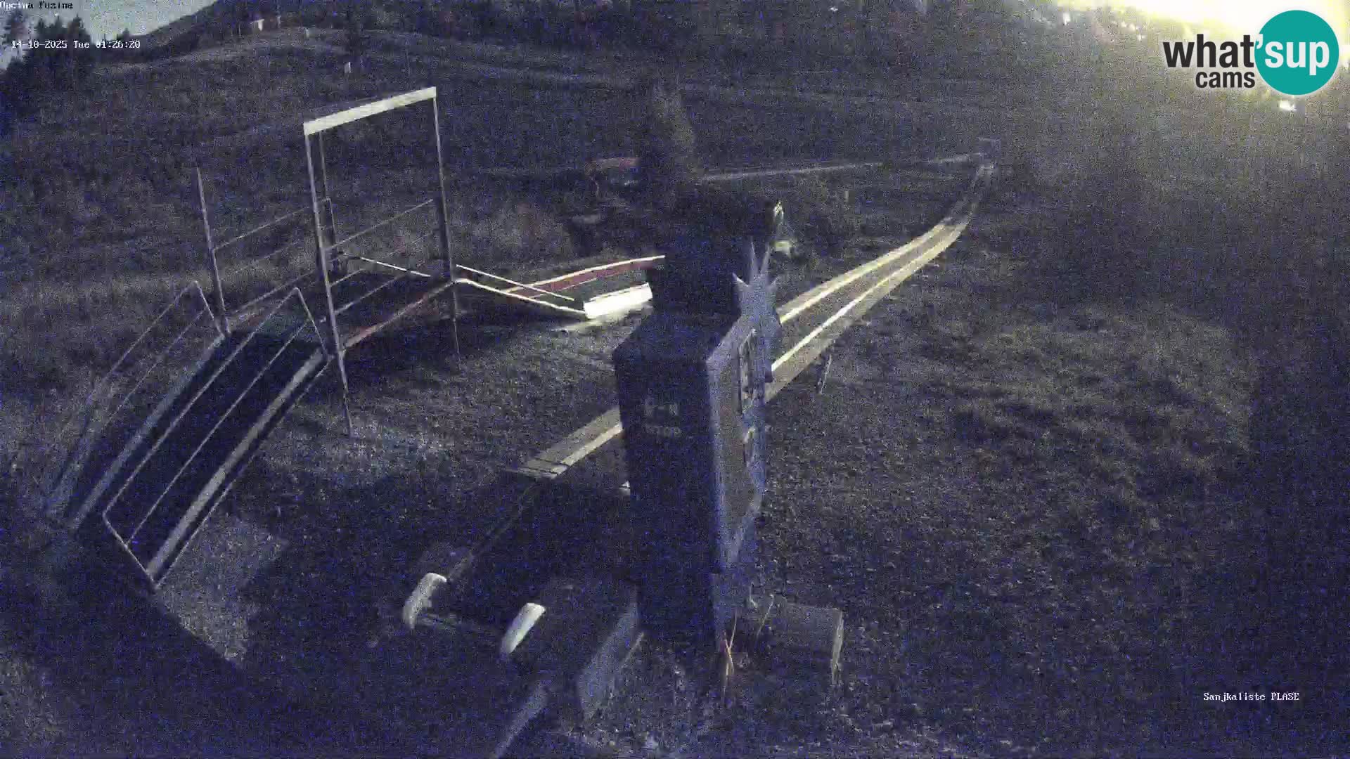 Live webcam Pista da slittino Fužine – Croazia