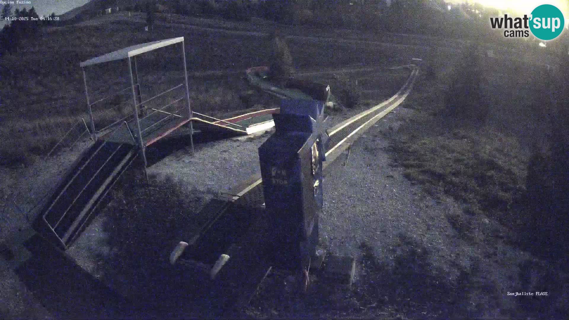Webcam en direct Piste de luge de Fužine – Croatie