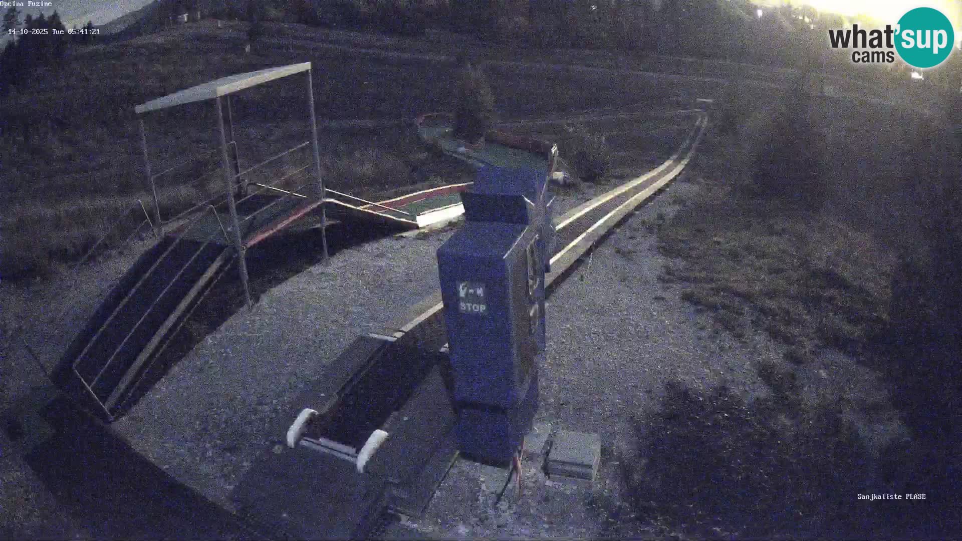 Webcam en direct Piste de luge de Fužine – Croatie