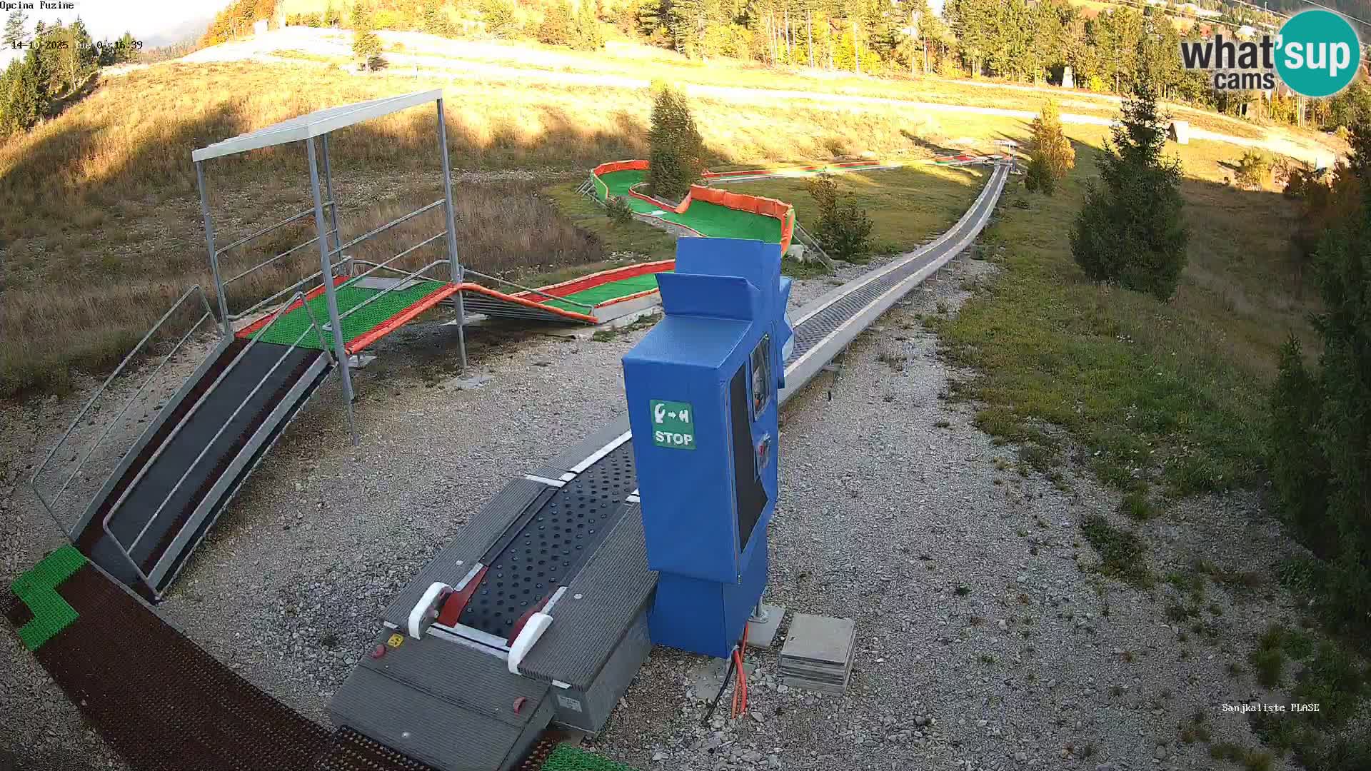 Spletna kamera v živo Sankališče Fužine – Hrvaška