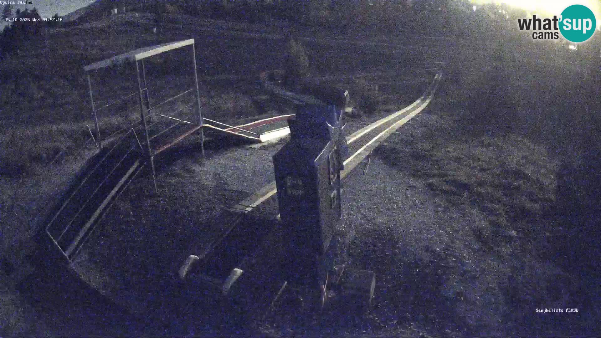 Webcam en vivo Pista de trineo Fužine – Croacia