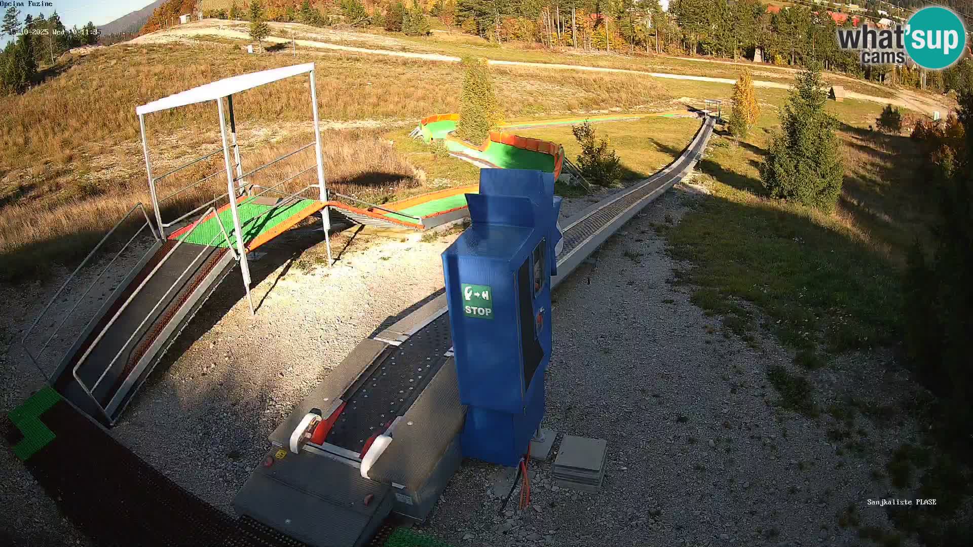 Webcam en vivo Pista de trineo Fužine – Croacia