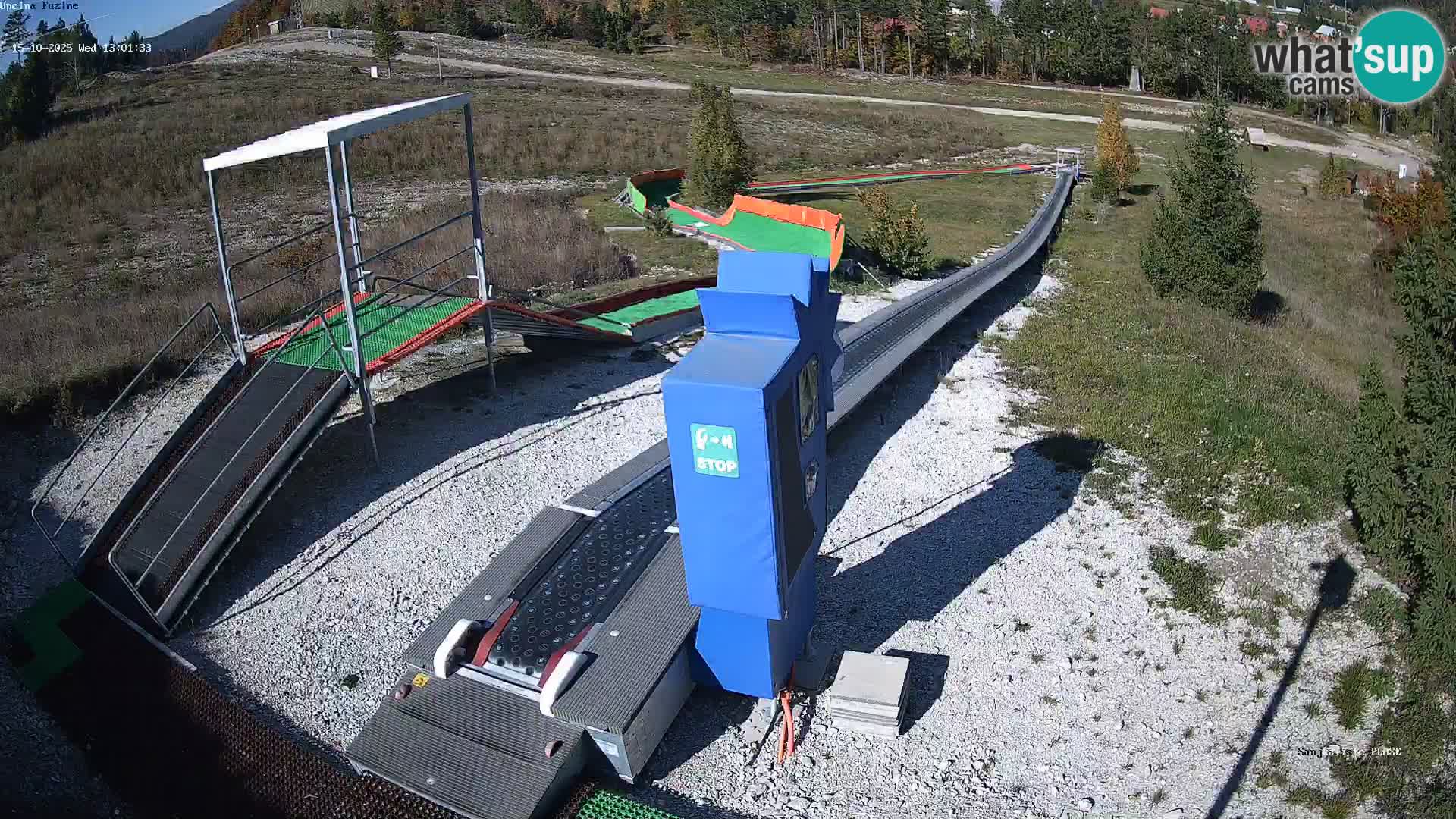 Live webcam Fužine toboggan run – Croatia