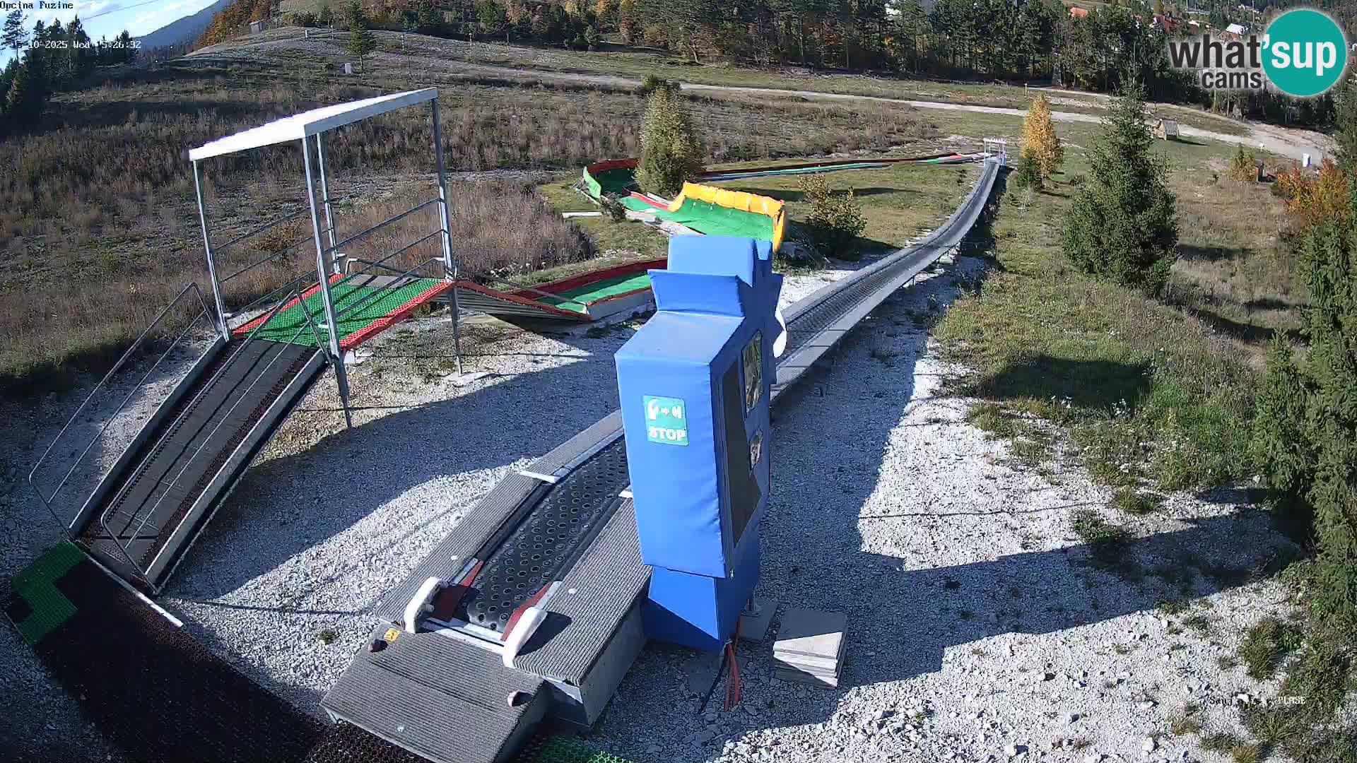 Webcam en direct Piste de luge de Fužine – Croatie