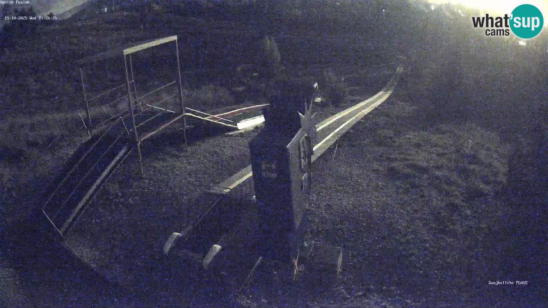 Webcam en vivo Pista de trineo Fužine – Croacia