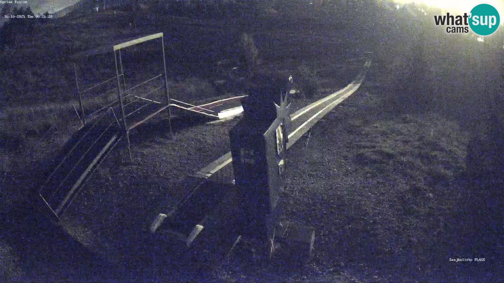 Webcam en vivo Pista de trineo Fužine – Croacia