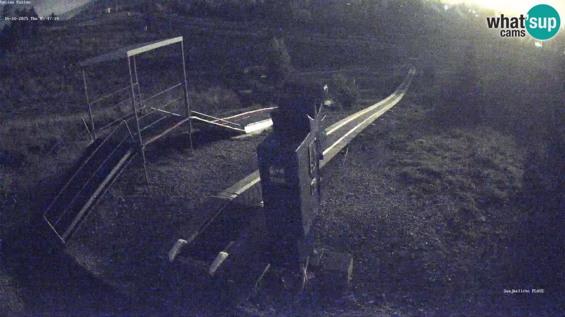 Live webcam Pista da slittino Fužine – Croazia