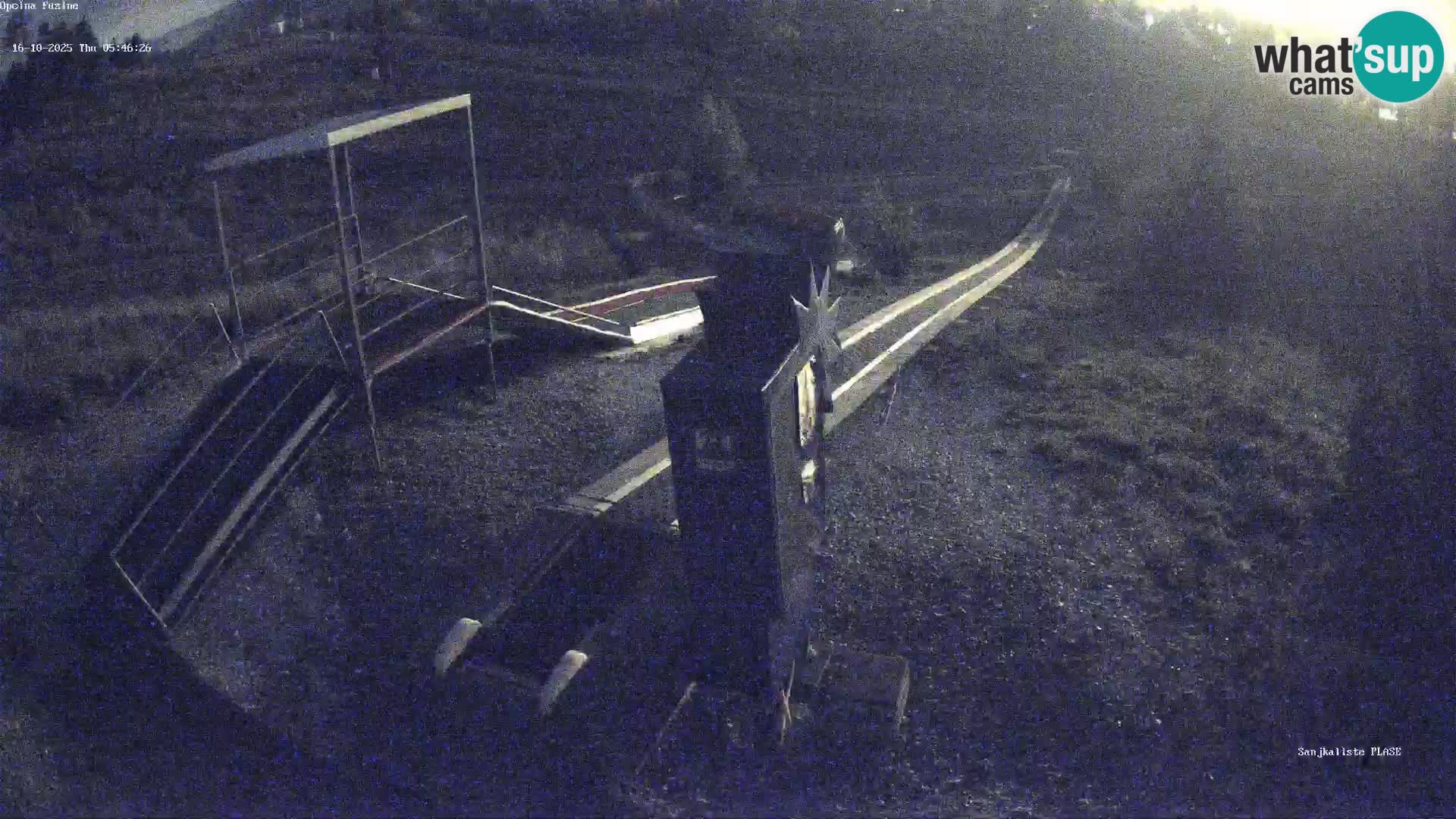 Live webcam Fužine toboggan run – Croatia
