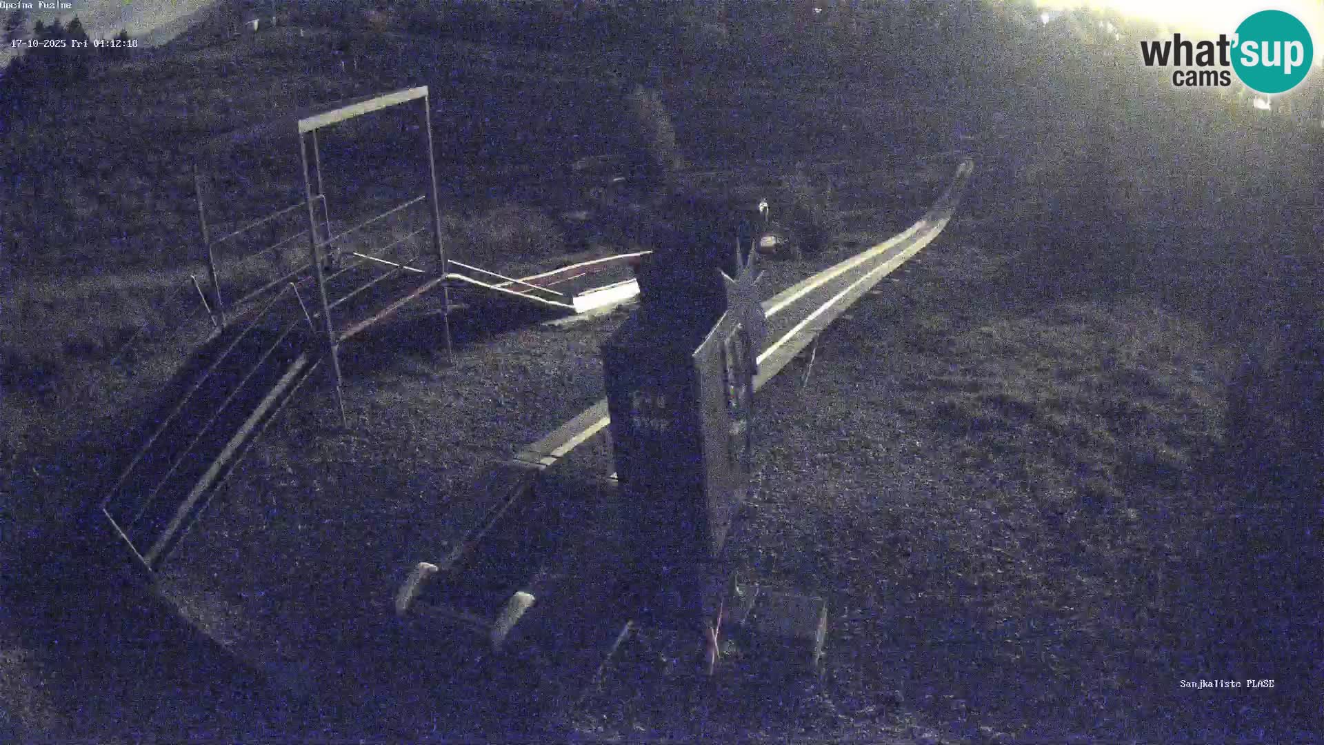 Live webcam Fužine toboggan run – Croatia
