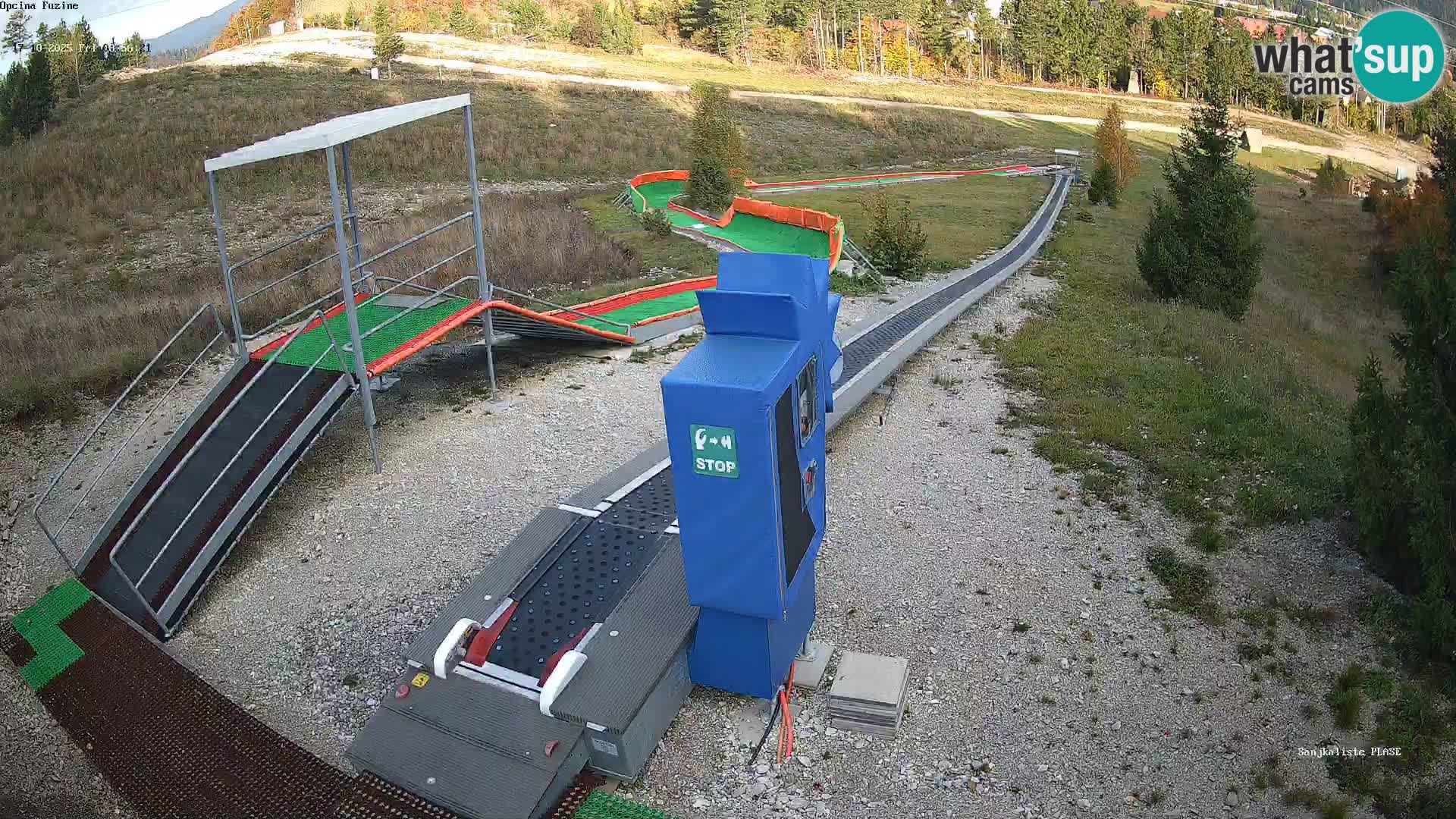 Spletna kamera v živo Sankališče Fužine – Hrvaška