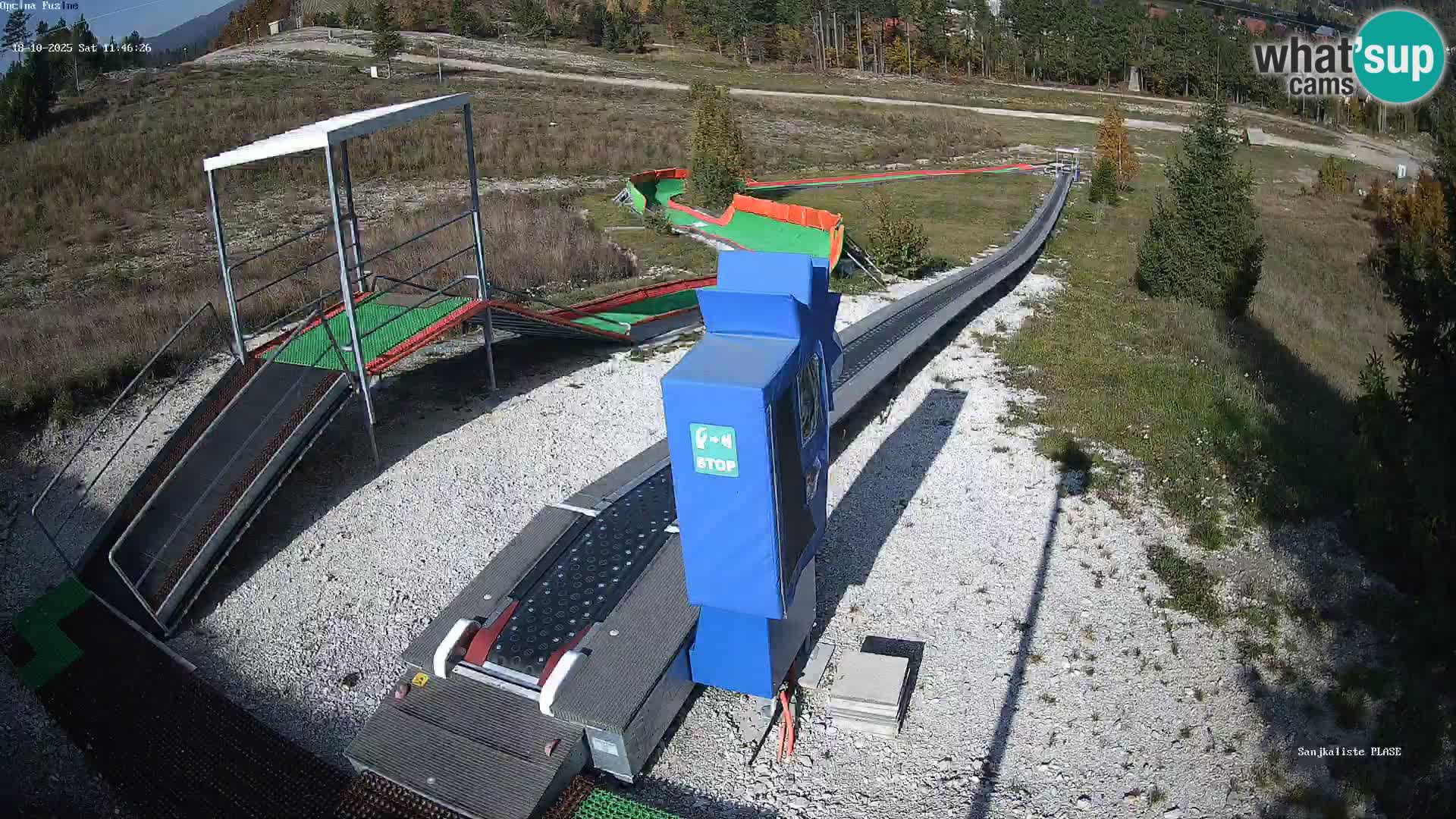Webcam en direct Piste de luge de Fužine – Croatie