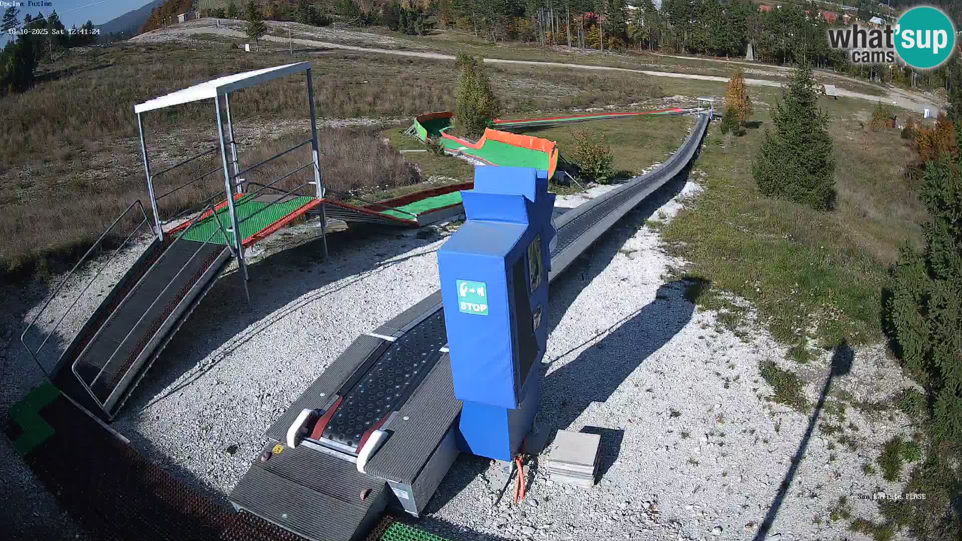 Live webcam Pista da slittino Fužine – Croazia