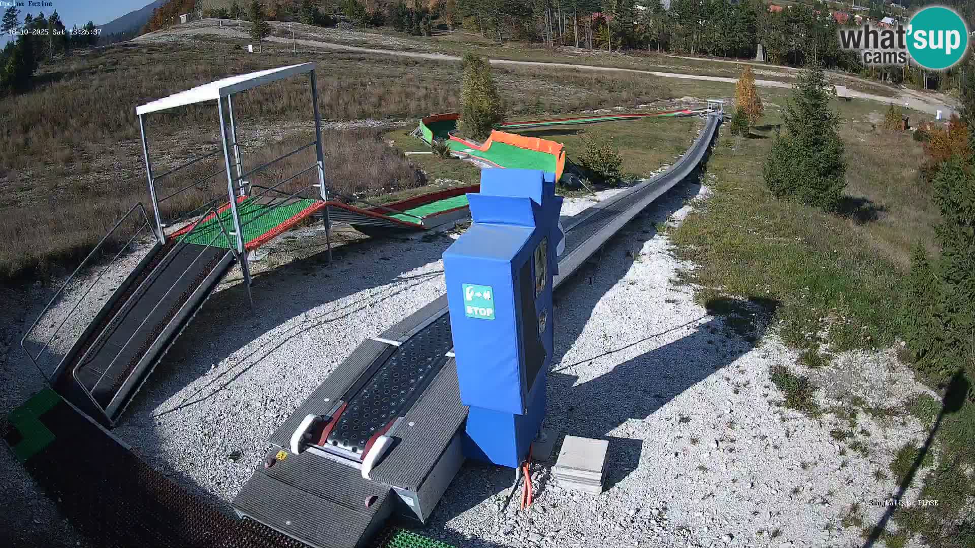 Live webcam Pista da slittino Fužine – Croazia