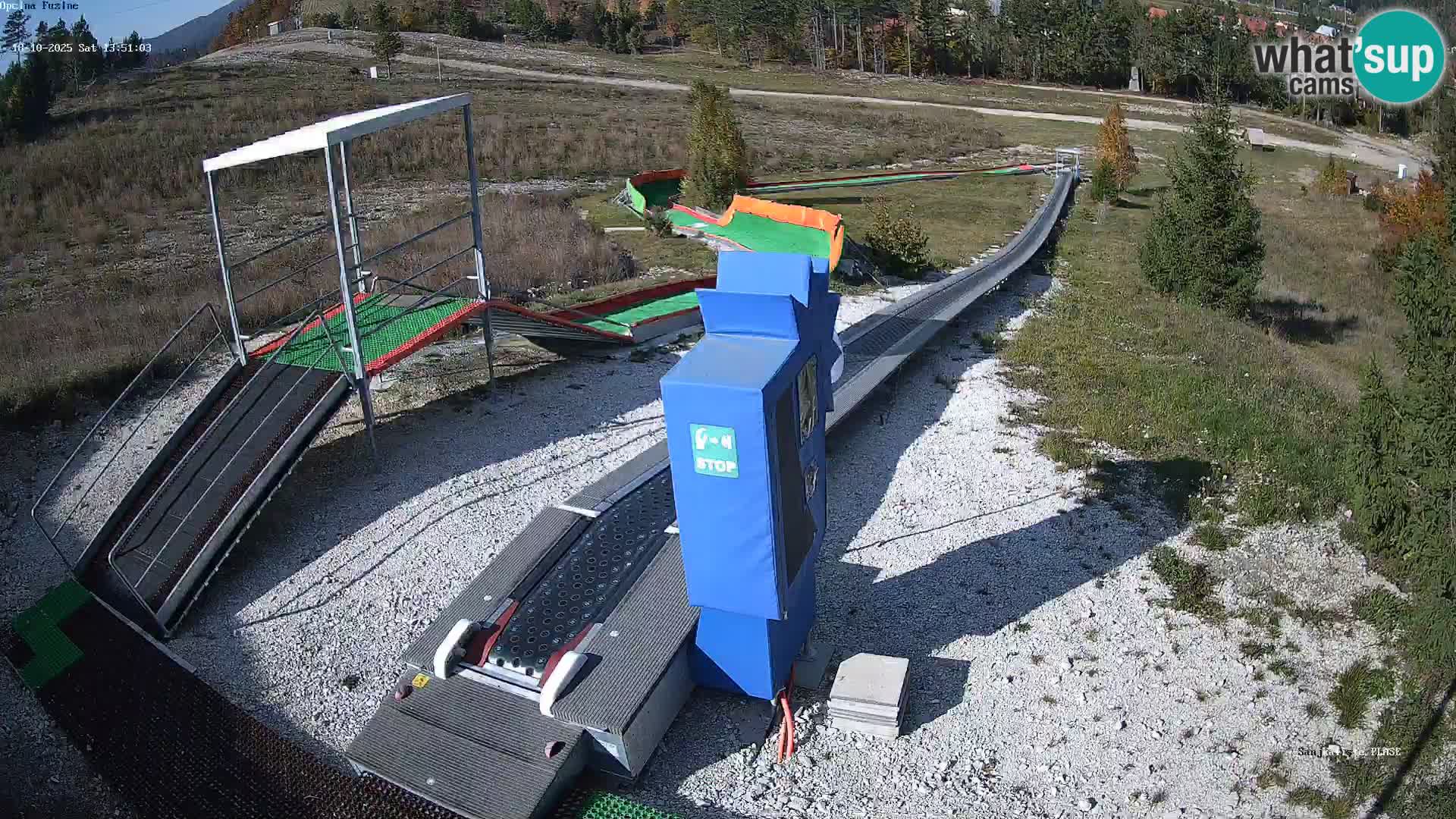 Webcam en vivo Pista de trineo Fužine – Croacia