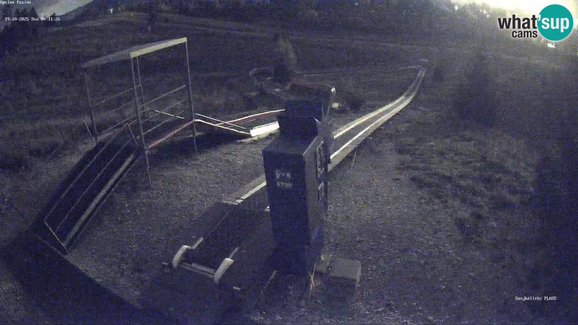 Live webcam Fužine toboggan run – Croatia