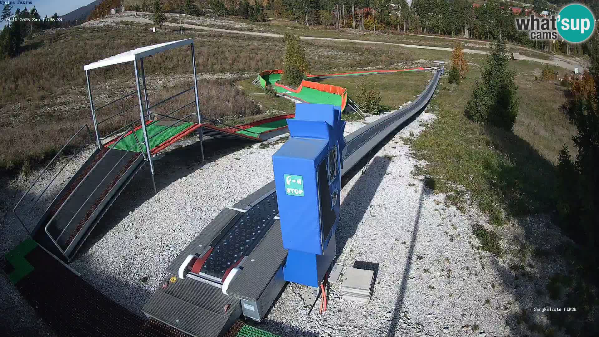 Webcam en vivo Pista de trineo Fužine – Croacia