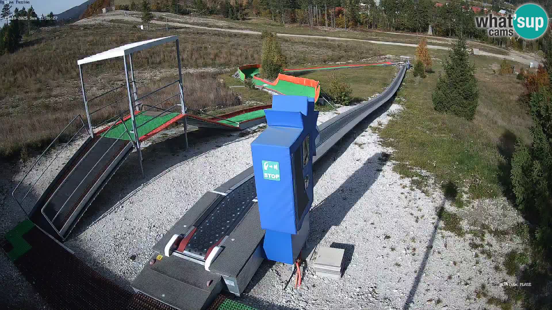 Webcam en vivo Pista de trineo Fužine – Croacia