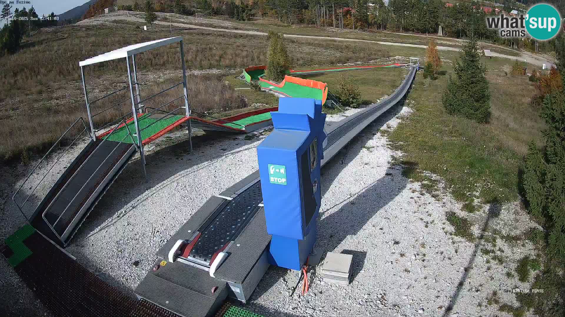 Webcam en direct Piste de luge de Fužine – Croatie