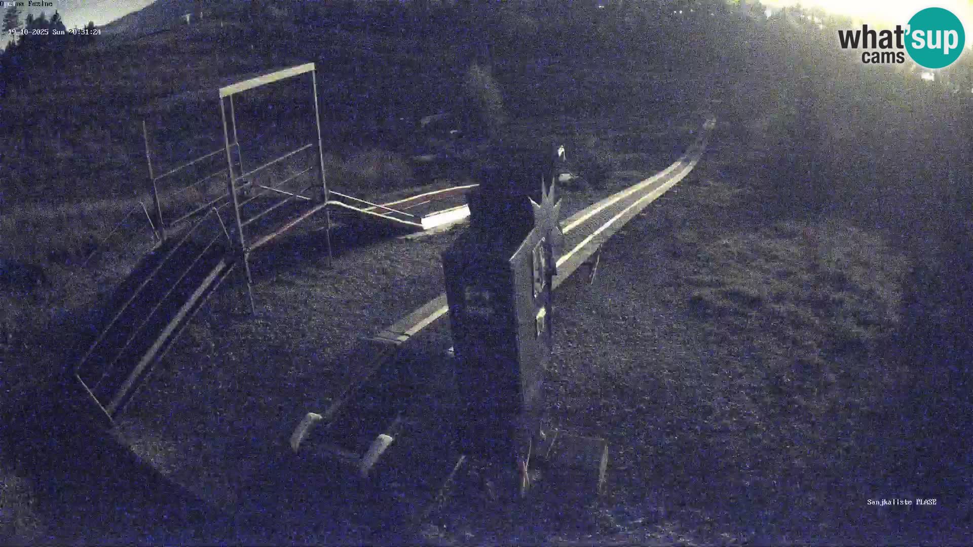 Live webcam Fužine toboggan run – Croatia