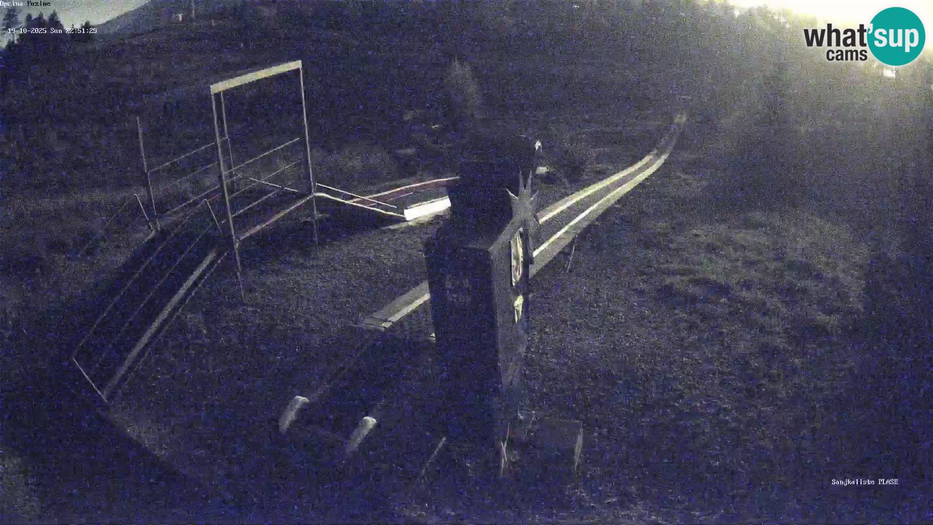 Live webcam Pista da slittino Fužine – Croazia